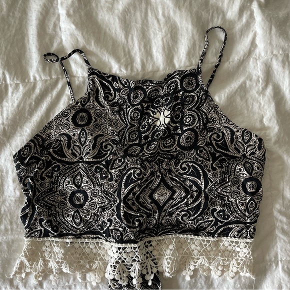 Abercrombie crop tie back tank size M - Picture 1 of 3